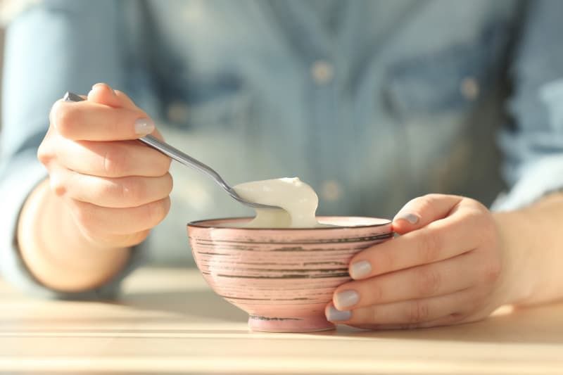 Mangiare con il cucchiaio è un ritmo calmante